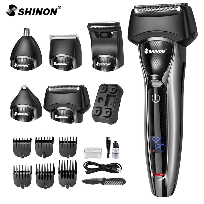 SHINON SH1877A1 Men's Styling Electric Nose Hair Trimmer Beard Nose Clean Machine Hair Clippers - Oshi.pk - Buy & Sell Online