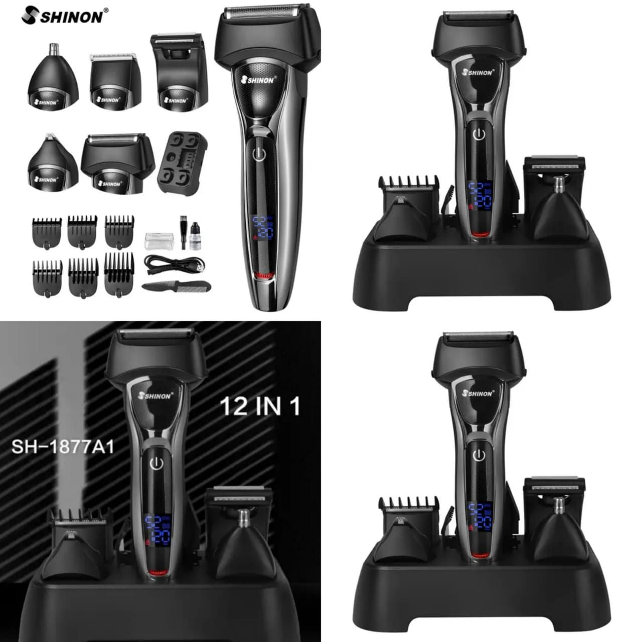 SHINON SH1877A1 Men's Styling Electric Nose Hair Trimmer Beard Nose Clean Machine Hair Clippers - Oshi.pk - Buy & Sell Online