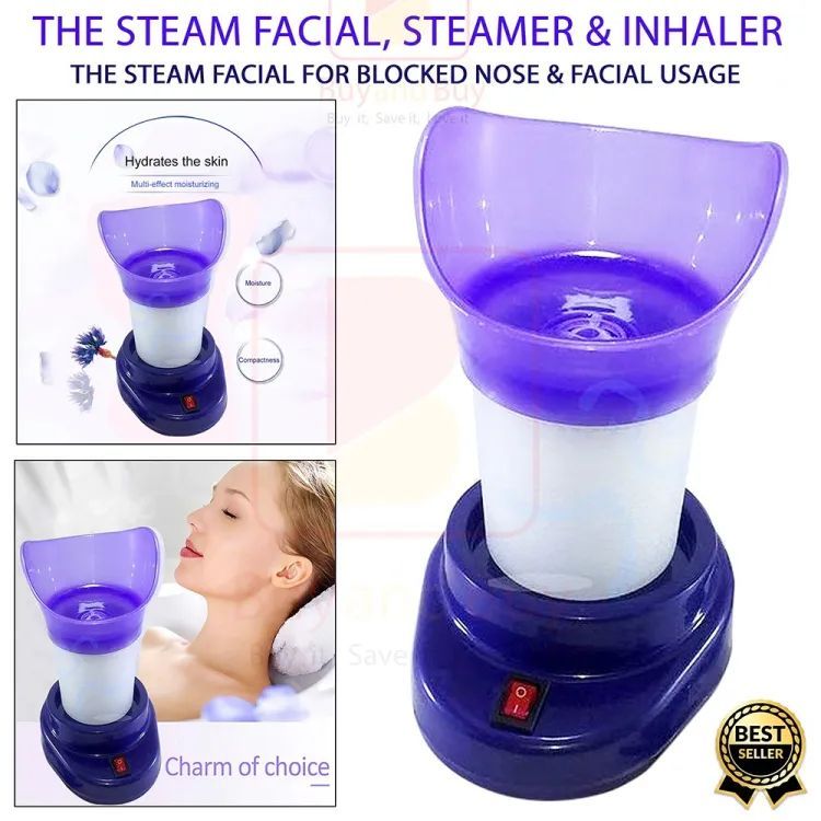 Shinon The Steam Facial, Steamer And Inhaler For Blocked Nose, 2 In 1 Massager Tool For Humidifying Multipurpose Usage - Oshi.pk - Buy & Sell Online