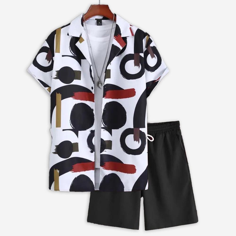 Short printed tracksuit for men (ST-02) - Oshi.pk - Buy & Sell Online