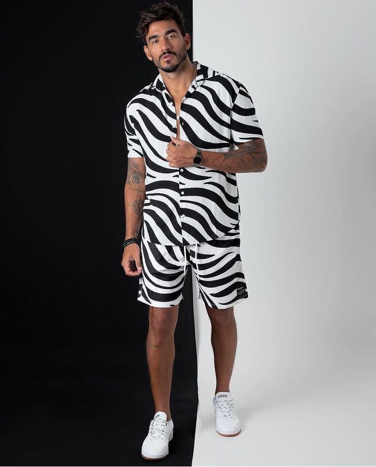 Short printed tracksuit for men (ST-12) - Oshi.pk - Buy & Sell Online