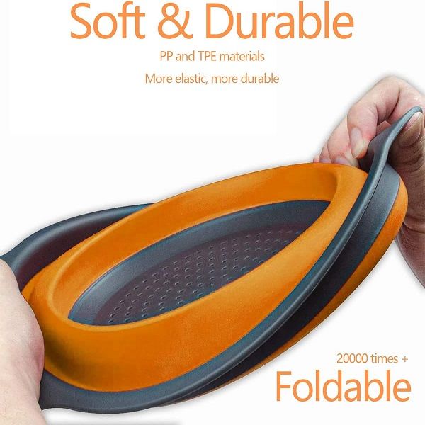 Silicone Collapsible Drainer Basket Fruit Washer for Vegetable - Oshi.pk - Buy & Sell Online