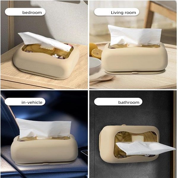 Silicone Suction Cup Rectangle Tissue Box - Oshi.pk - Buy & Sell Online
