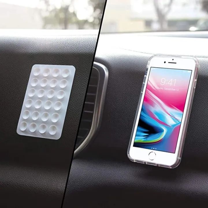 Silicone Suction Pad Phone Holder Self-Adhesive Rubber Sucker Holder For VR Mobile Accessories - Oshi.pk - Buy & Sell Online