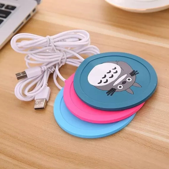 Silicone USB Cup Warmer Coaster Coffee Mug Heating Pad Electric Heating Coaster - Oshi.pk - Buy & Sell Online