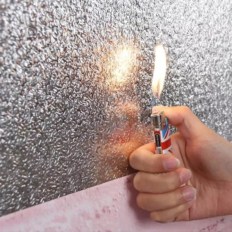 Silver Aluminium Kitchen Self Adhesive Sheet - Oshi.pk - Buy & Sell Online