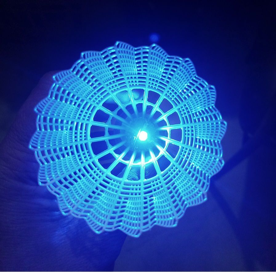 SINGLE LED SHUTTLECOCK -2in1- Lighting On/Off Switch - Rechargeable - Different colors light available - Oshi.pk - Buy & Sell Online