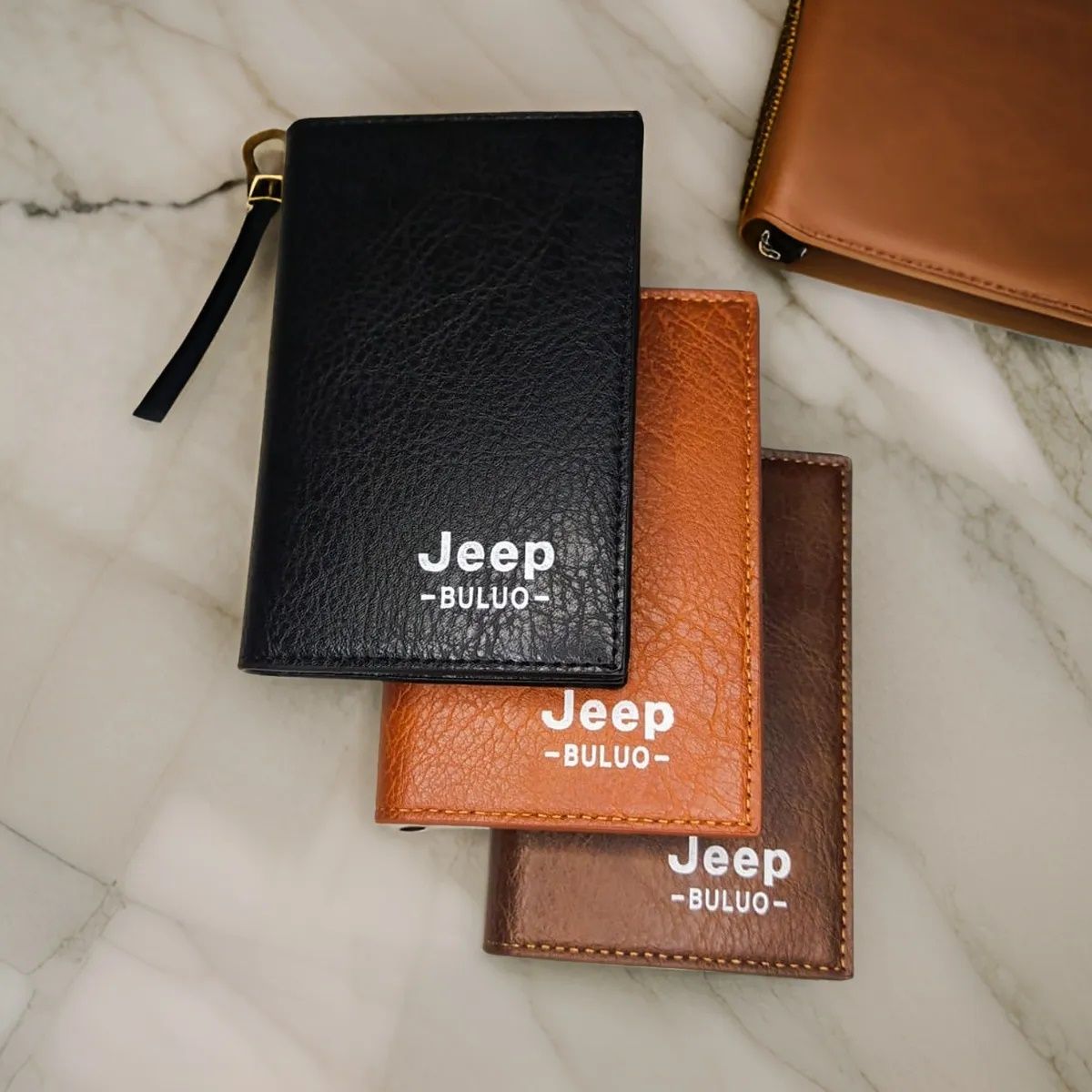 Jeep Buluo Regular Size Men's Casual Artificial Leather Wallet - High Quality (16 Card Slots) - Unique Design BKs - Oshi.pk - Buy & Sell Online