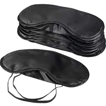 Sleeping Nap Eye Mask Eye Shade Cover Travel Office Sleeping Rest Aid Cover Blindfold Eye Patch Eyeshade Eye Mask Black - Oshi.pk - Buy & Sell Online