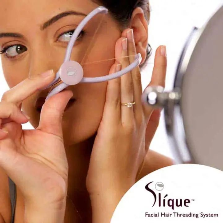 Slique Hair Threading Machine , Facial Hair Remover Depilador DIY Hair Spring Threading Epilator For Lip Eyebrows - Oshi.pk - Buy & Sell Online