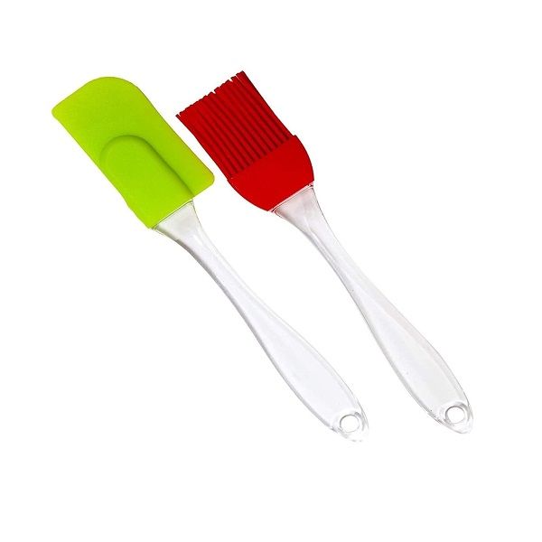 Small Silicone Brush and Spatula Set 2pcs - Oshi.pk - Buy & Sell Online