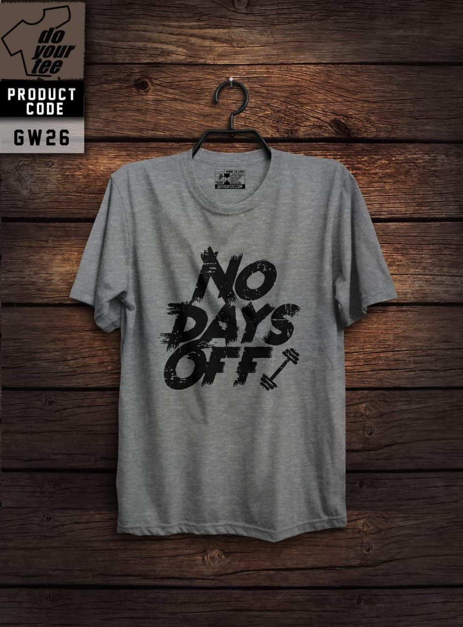 Smart Fit In No Days Off Printed Half Sleeves T-Shirt For Men - Oshi.pk - Buy & Sell Online