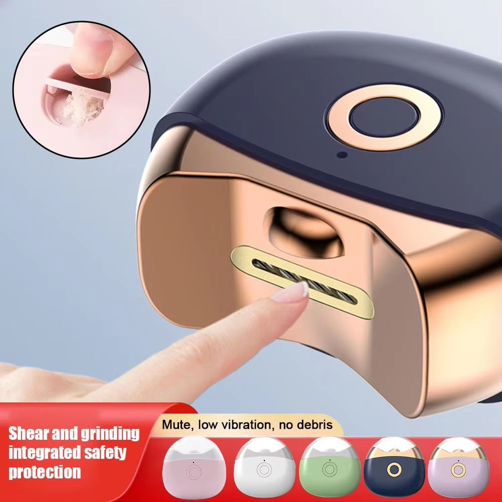 Smart Nail Polisher Electric Automatic Nail Clipper Mini Portable Finger Nail Tools for Kids Baby - Oshi.pk - Buy & Sell Online