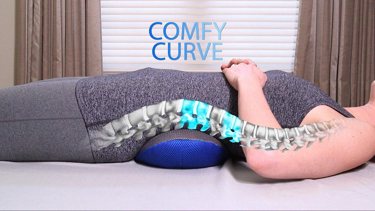 Spark Innovators Comfy Curve - Lumbar Back Support Pillow - Ergonomically Designed - Oshi.pk - Buy & Sell Online