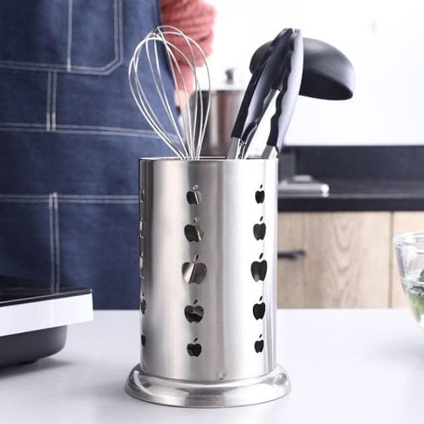 Stainless Steel Apple Holder Draining Organizer Spoon Drying Rack - Oshi.pk - Buy & Sell Online