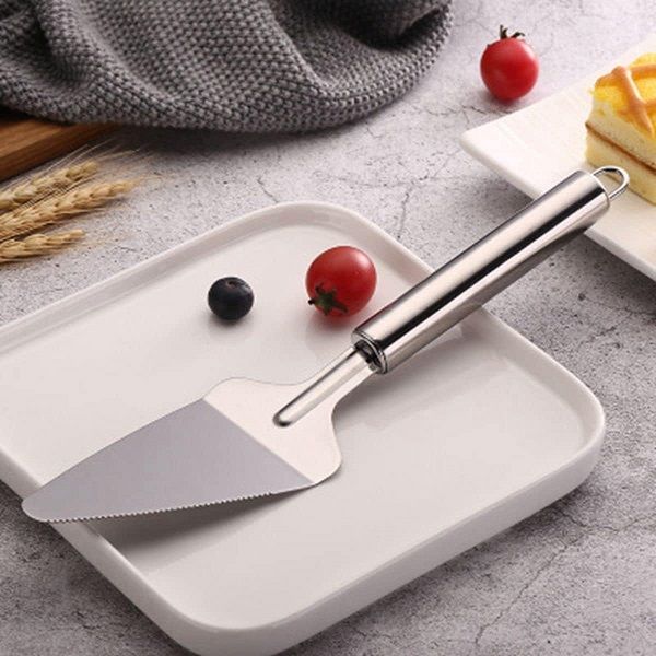 Stainless Steel Cake Cutter Server Angled Icing Spatula - Oshi.pk - Buy & Sell Online