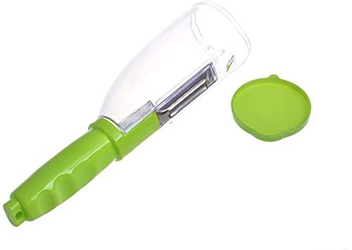 Stainless Steel Multi-functional Storage Peeler With A Container For Potato Cucumber Carrot Fruit Vegetable Peeler Kitchen Tool - Oshi.pk - Buy & Sell Online