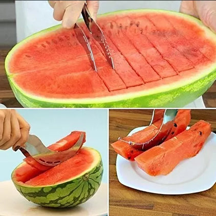 Stainless Steel Watermelon Fruit Dig Corer Cutter & Server - Oshi.pk - Buy & Sell Online