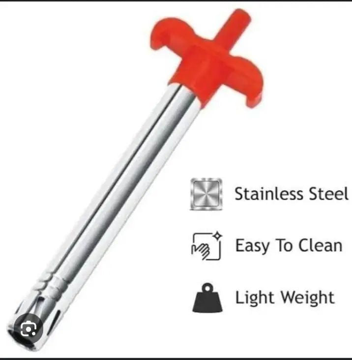Stove Spark Lighter Stainless Steel Metallic Kitchen Lighter Steel Gas Burner Multipurpose Cooking Lighter - Oshi.pk - Buy & Sell Online