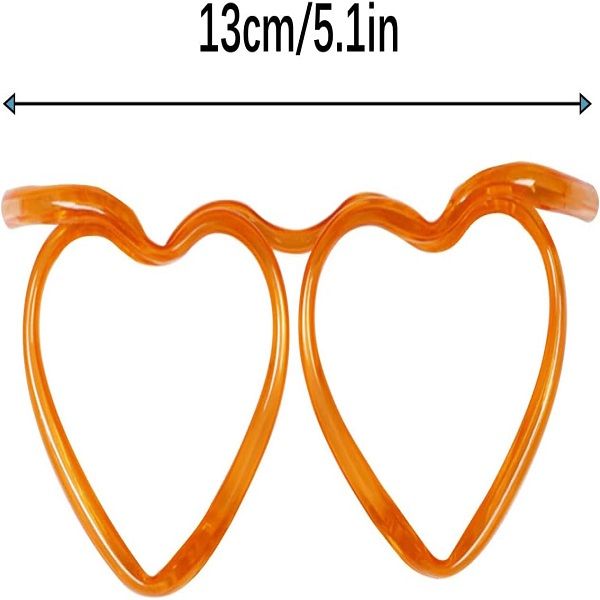 Straw Glasses Soft Plastic Straw Reusable Fun Loop Drinking Tube Eyeglasses - Oshi.pk - Buy & Sell Online