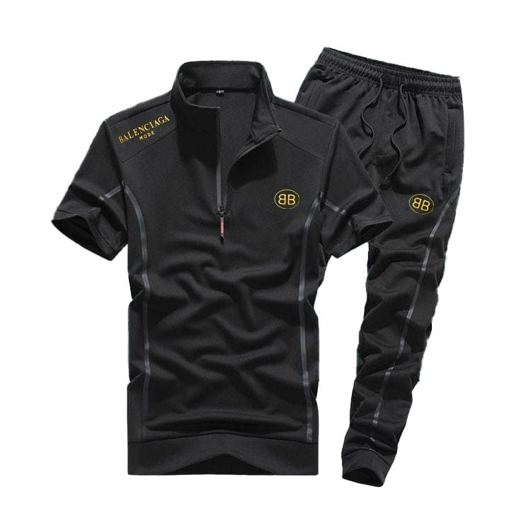 Black & Golden Printed Tracksuit For Men - Oshi.pk - Buy & Sell Online