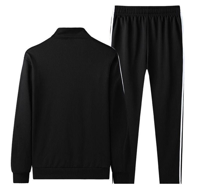 Stylish Three Stripes Winter Stand Collar Tracksuit For Men - Oshi.pk - Buy & Sell Online