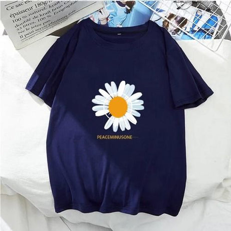 Sunflower Printed Half Sleeves T-shirt for Women's - Oshi.pk - Buy & Sell Online