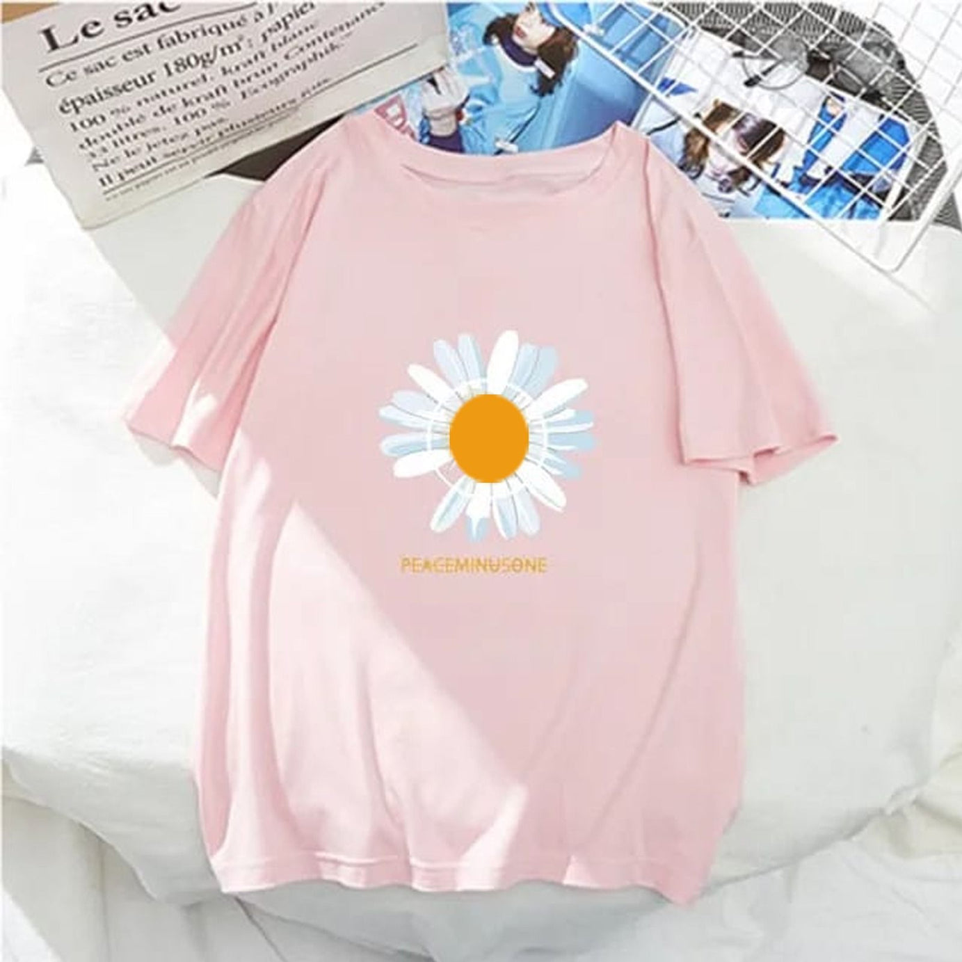 Sunflower Printed Half Sleeves T-shirt for Women's - Oshi.pk - Buy & Sell Online