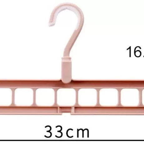 Super Magic Changeable Clothes Pluto Plastic Hanger Space Saving Saver Wonder Closet Organizer 9 Holes Holder Cloths and Pants Hanger