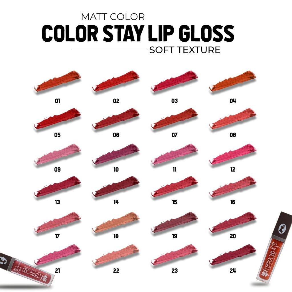 Sweet Face Color Stay Lip Proud Matte Lipgloss Waterproof (Shade No15) - Oshi.pk - Buy & Sell Online