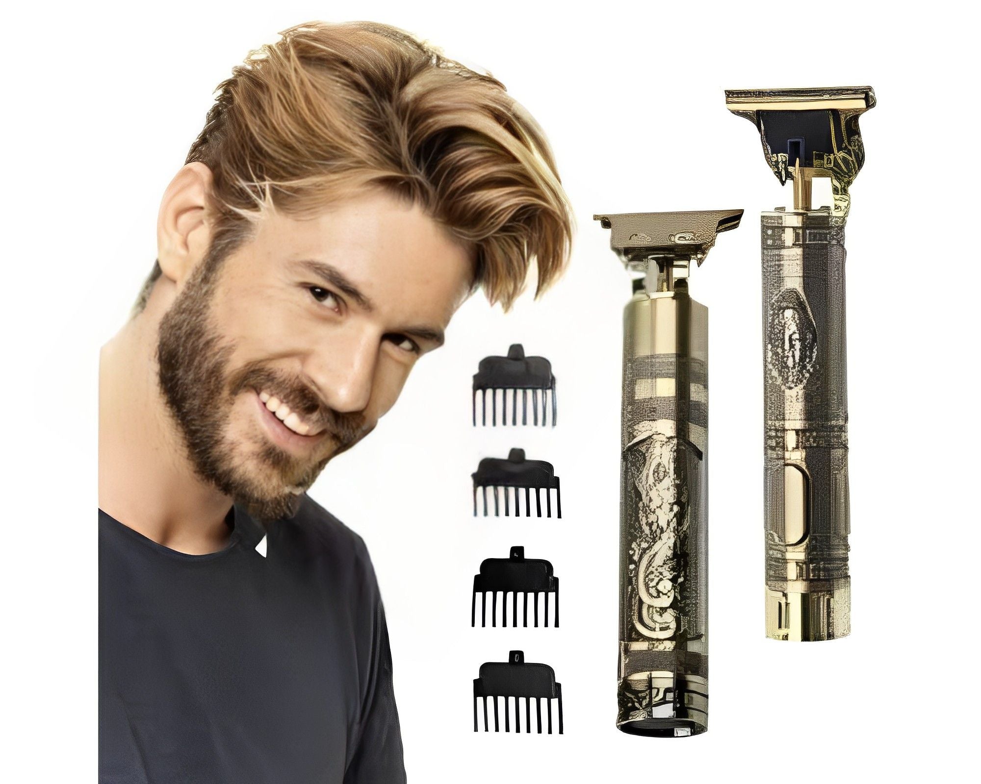 T9 Rechargeable Hair Trimmer Shaving Machine Hair Barber Trimmer For Men Professional Hair Clipper Shaver Electric Hair Removal - Oshi.pk - Buy & Sell Online