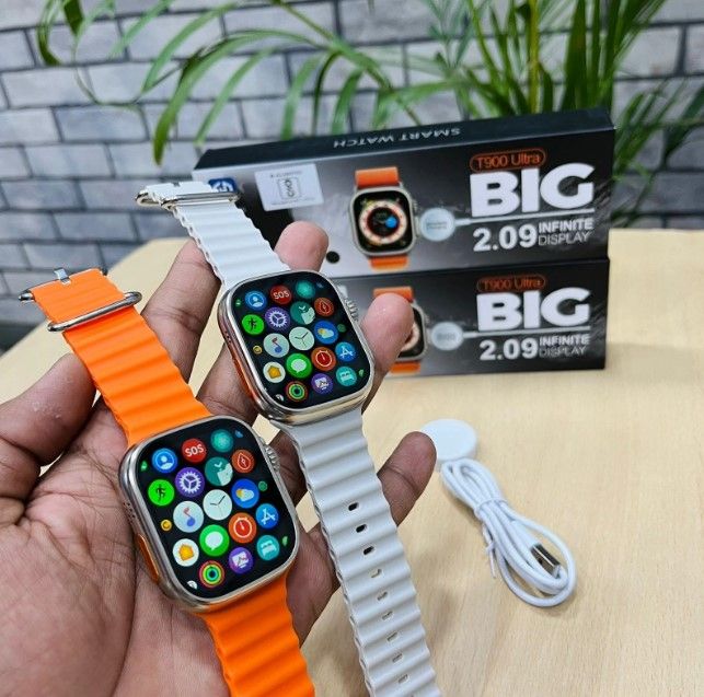 T900 Ultra Smart Watch Infinite Display 49MM Dial Size Built In Games Bluetooth Calling Crown Working - Oshi.pk - Buy & Sell Online