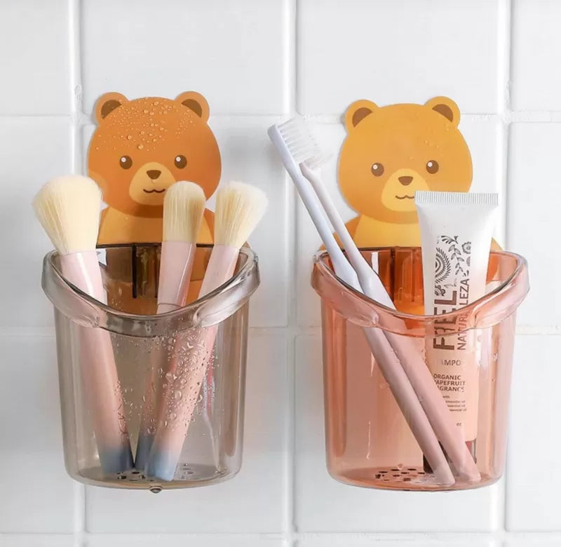 Teddy Bear Tooth Brush Holder For Bathroom - Oshi.pk - Buy & Sell Online