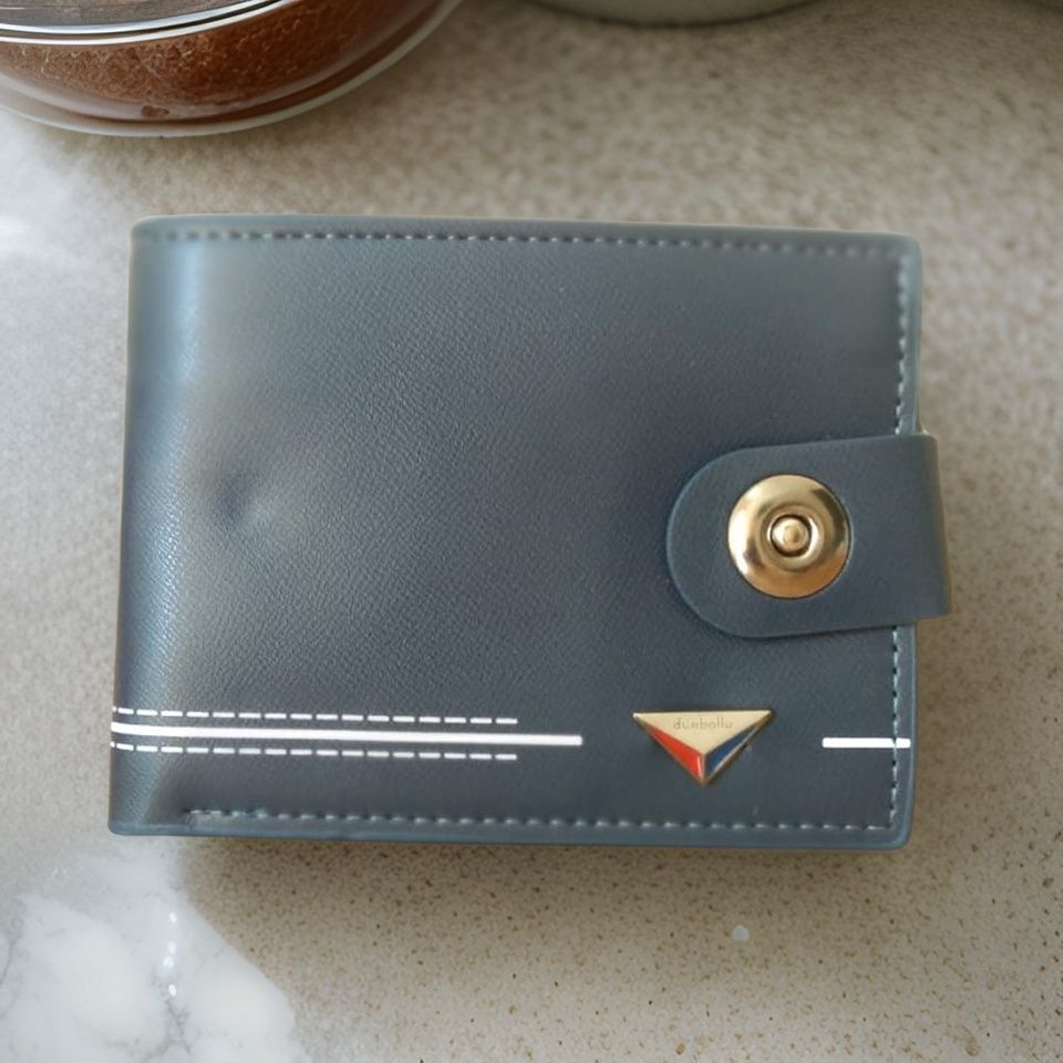 TheMarkhor Dunbollu Men's PU Leather Trifold Card Holder Retro Wallet's - Oshi.pk - Buy & Sell Online