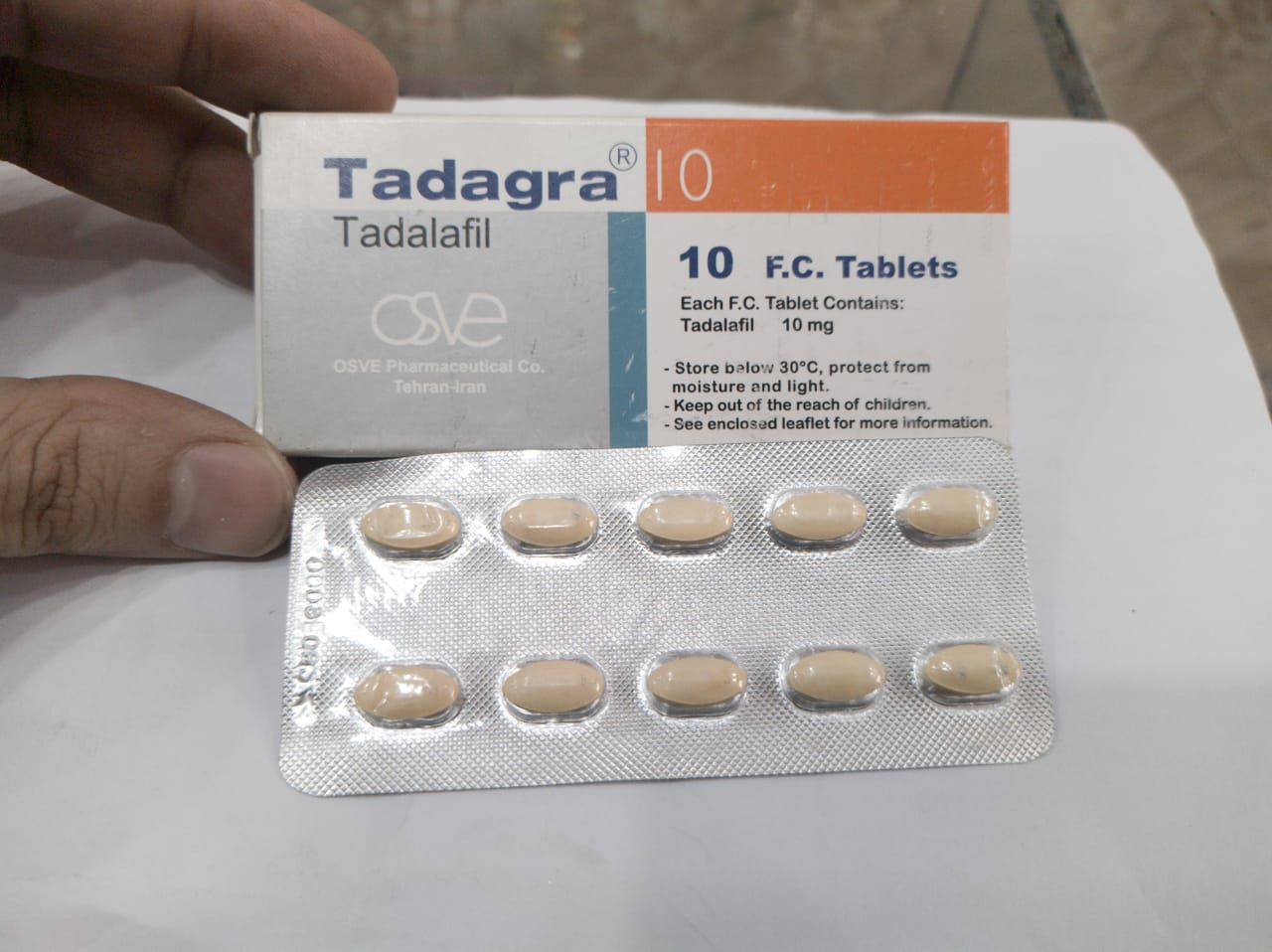 Tadagra 10mg (Tadalafil 10mg) For Mens 10 Tablets Pack Made In Iran - Oshi.pk - Buy & Sell Online