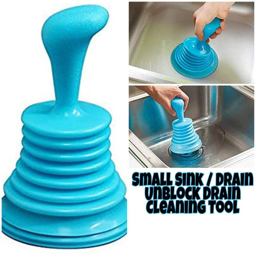 Toilet/Bathroom/Kitchen Drain Sink Unblocker Dredging Pipe-Cleaner Rubber Suction Plunger Household Bathroom Accessories (Multicolor) - Oshi.pk - Buy & Sell Online