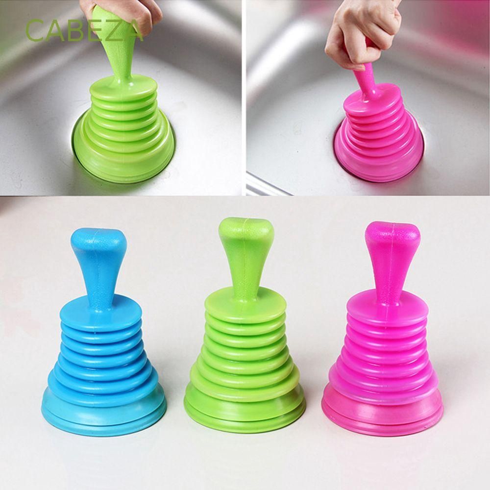 Toilet/Bathroom/Kitchen Drain Sink Unblocker Dredging Pipe-Cleaner Rubber Suction Plunger Household Bathroom Accessories (Multicolor) - Oshi.pk - Buy & Sell Online