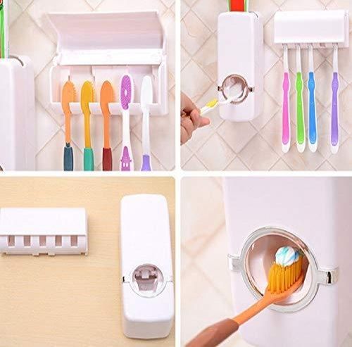Toothpaste Dispenser With Toothbrush Holder - Oshi.pk - Buy & Sell Online