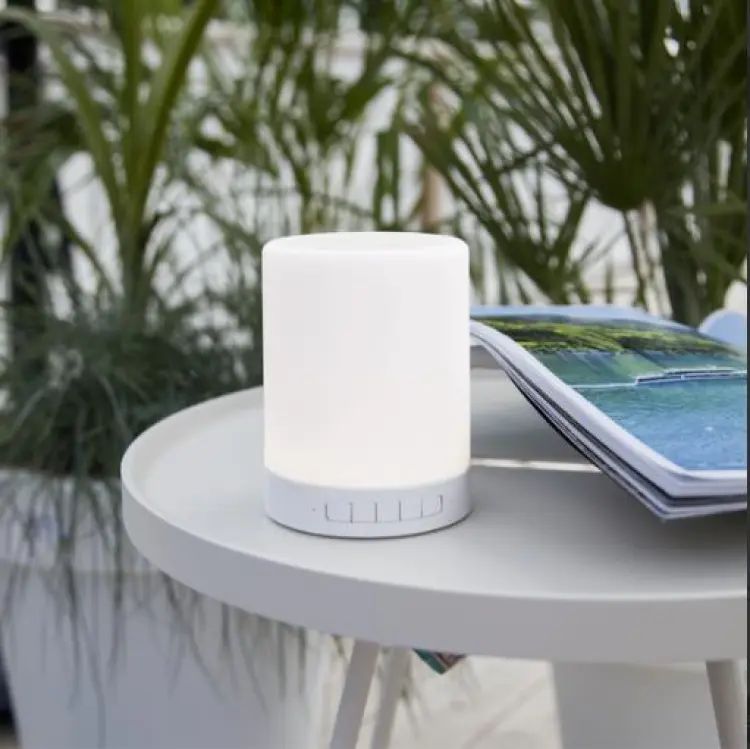 Touch Lamp Portable bluetooth speaker mini for Android and iOS Smart Phone, laptops & speaker for pc (White) - Oshi.pk - Buy & Sell Online