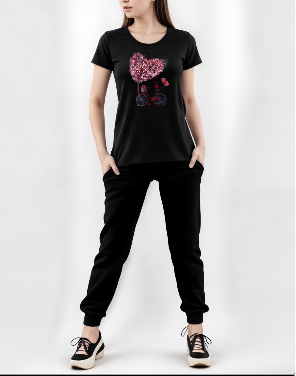 Tracksuit for girl & Women printed T shirt and Trouser Casual Tees New Arrival Top Quality - Oshi.pk - Buy & Sell Online