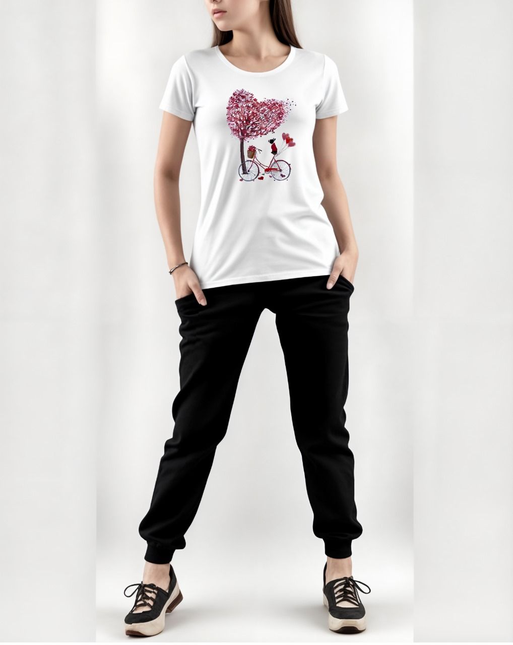 Tracksuit for girl & Women printed T shirt and Trouser Casual Tees New Arrival Top Quality - Oshi.pk - Buy & Sell Online