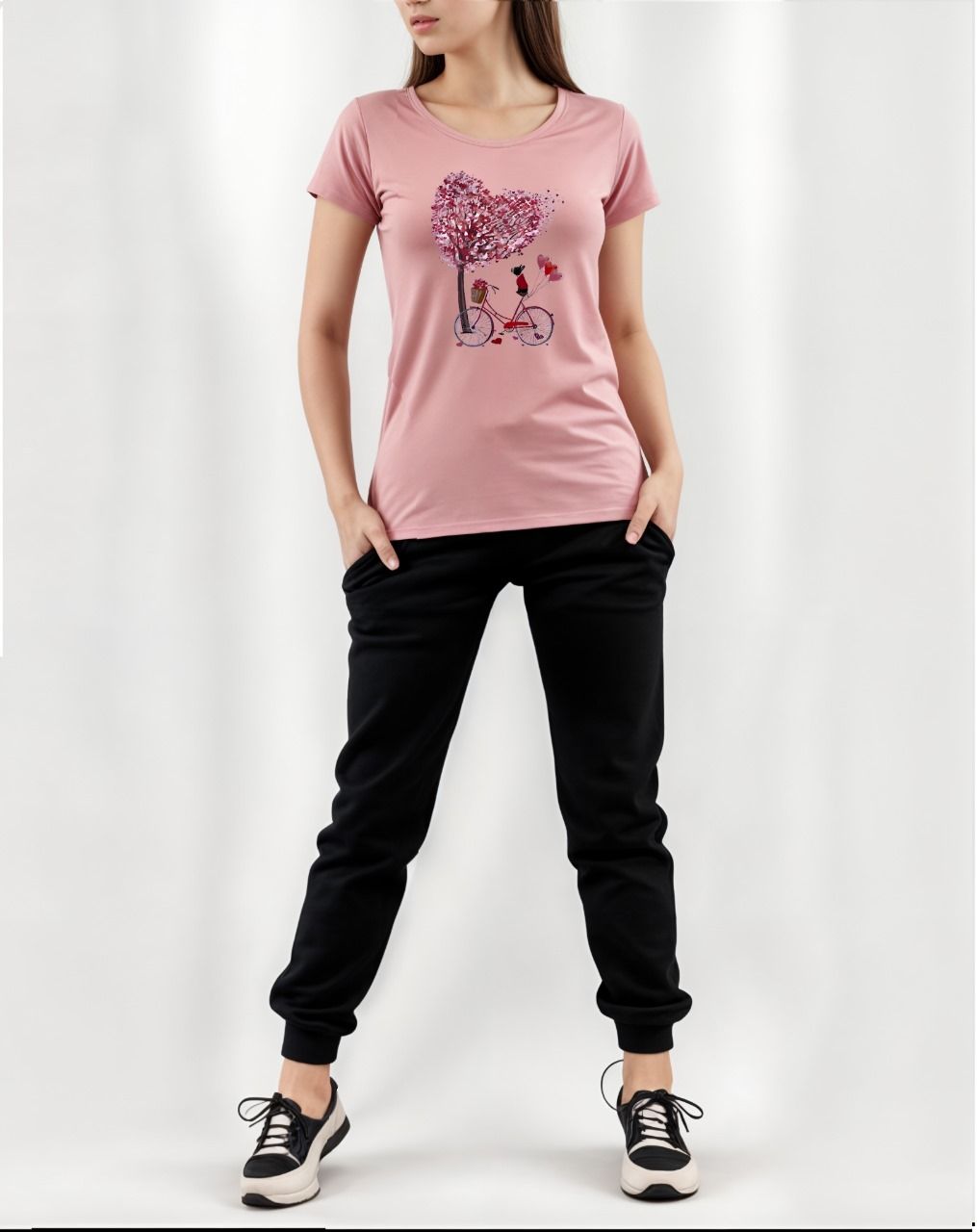 Tracksuit for girl & Women printed T shirt and Trouser Casual Tees New Arrival Top Quality - Oshi.pk - Buy & Sell Online