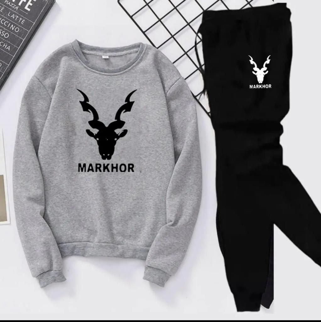 Tracksuit MARHOR Thick & Fleece Fabric Full Sleeves Sweatshirt with trouser for Winter sweatshirt Fashion Wear tracksuit for men / boys - Oshi.pk - Buy & Sell Online