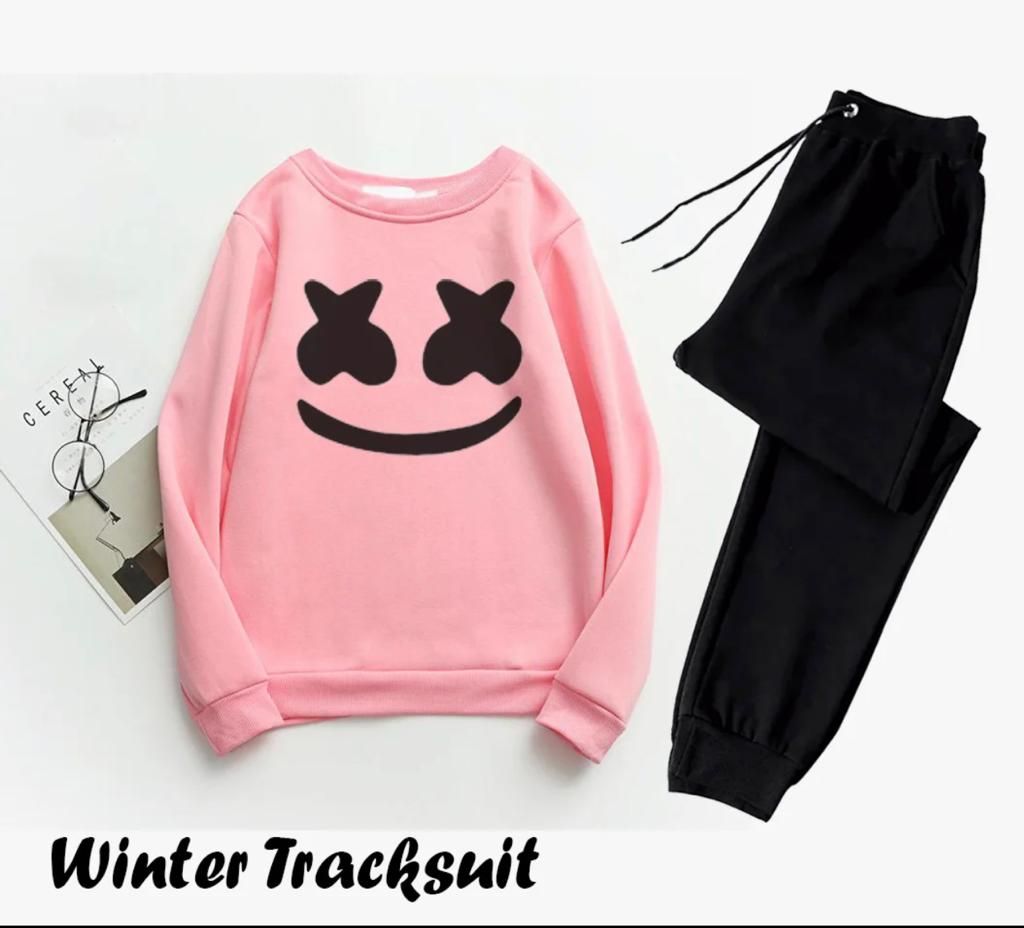 Tracksuit MARSHMELLO Thick & Fleece Fabric Full Sleeves Sweatshirt with trouser for Winter sweatshirt Fashion Wear tracksuit for men / boys - Oshi.pk - Buy & Sell Online