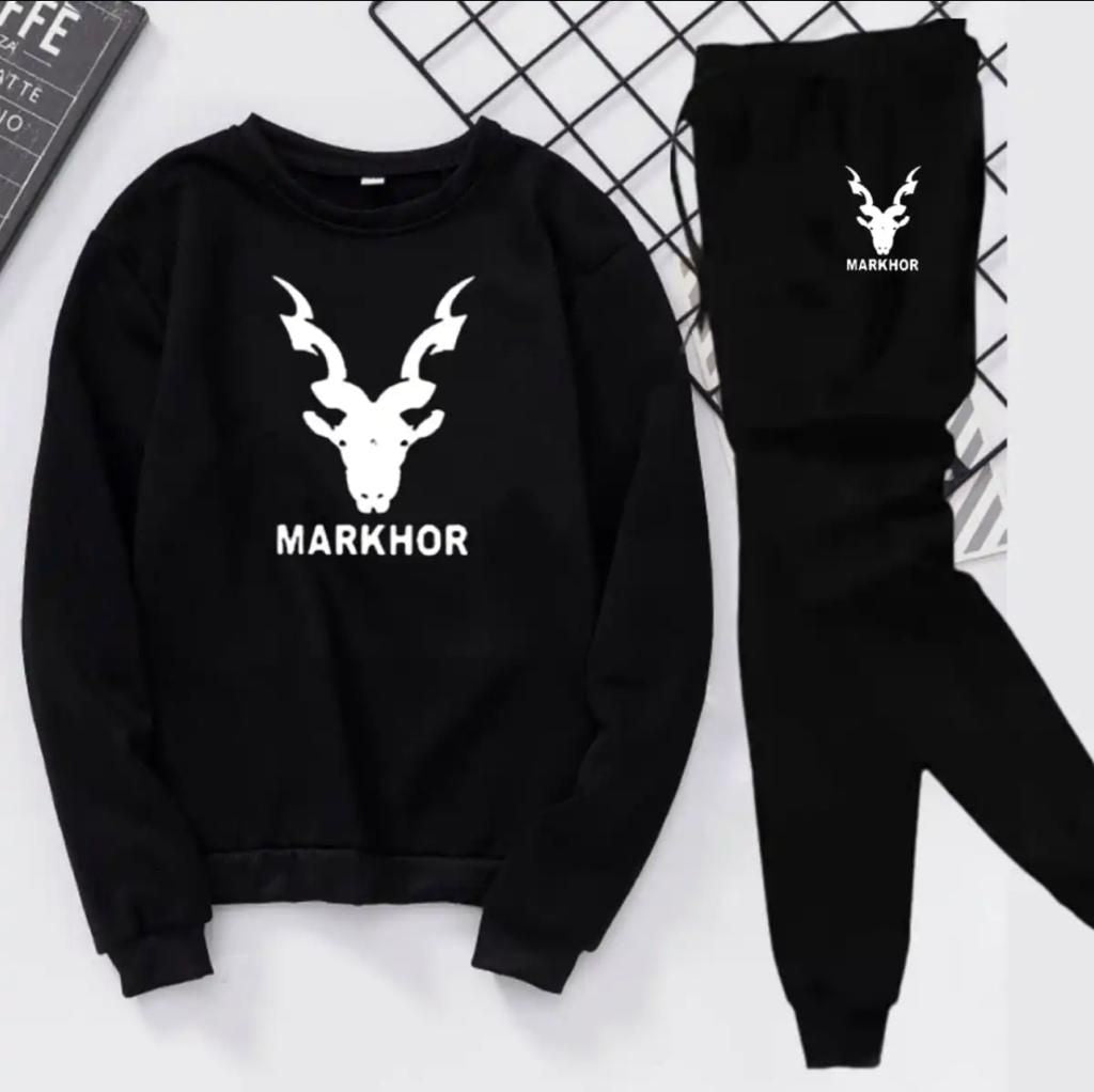 Tracksuit MARHOR Thick & Fleece Fabric Full Sleeves Sweatshirt with trouser for Winter sweatshirt Fashion Wear tracksuit for men / boys - Oshi.pk - Buy & Sell Online