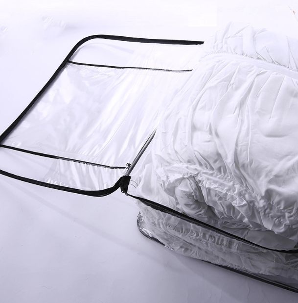 New Transparent Waterproof PVC Plastic Pillow Blanket Quilt Bag Comforter Bedding Products Storage Carry Packing Zipper Tote Bags - Oshi.pk - Buy & Sell Online
