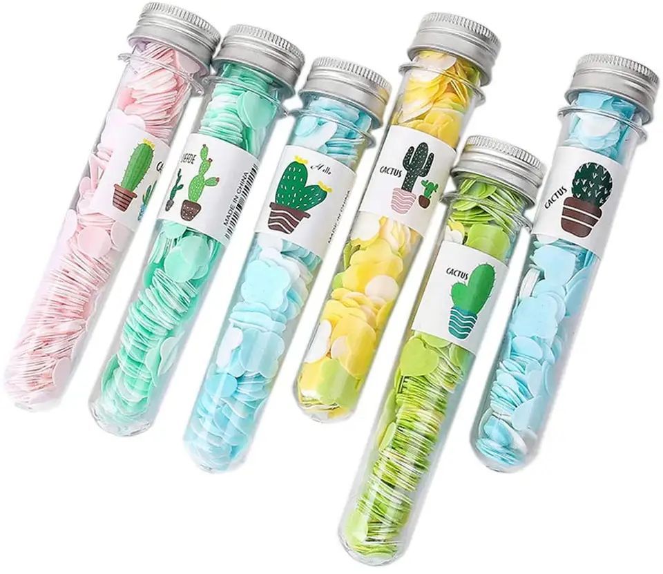 Travel Portable Hand Flower Soap Hand Washing Small Soap Tablets Tourism Paper Soap - Oshi.pk - Buy & Sell Online