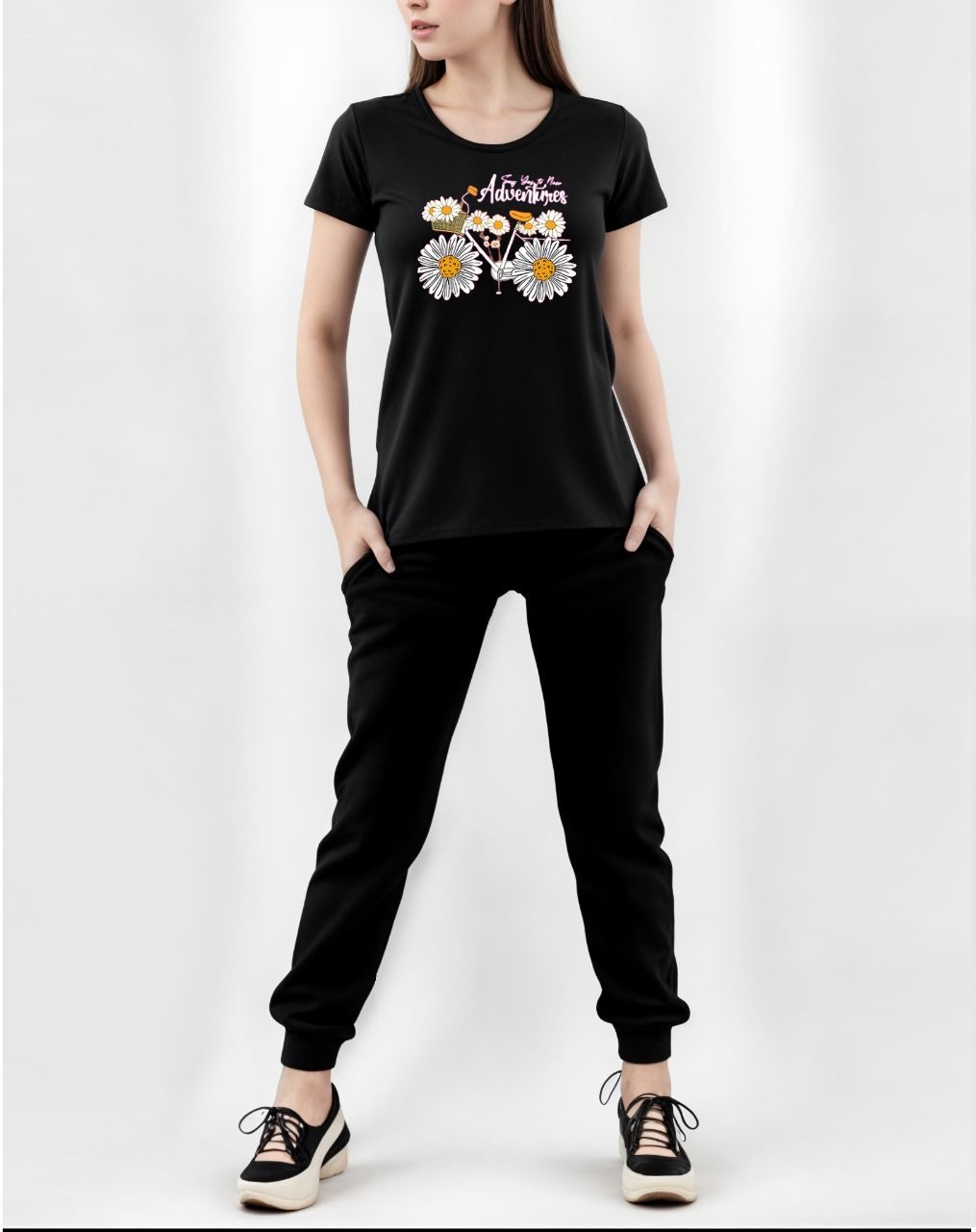 Trendy Summer Printed Tracksuit For Girls and Women - Soft & Comfortable Fabric T Shirt & Trouser Printed Tracksuit - Stay Stylish And Comfy With A Pr - Oshi.pk - Buy & Sell Online