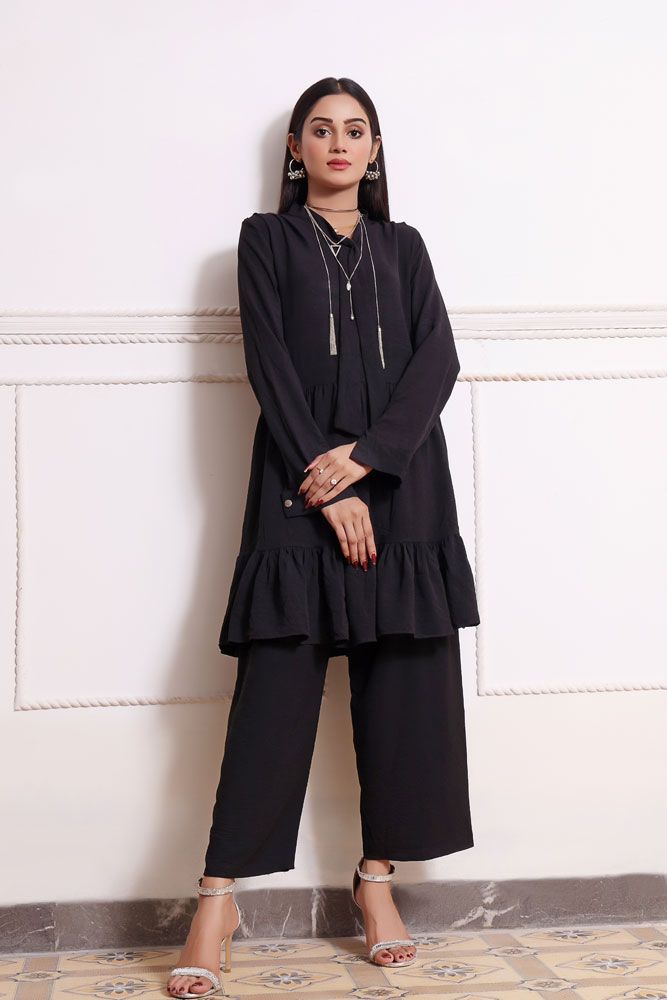 Turkey Outlet-Black-Washingwear Premium Kurti - Oshi.pk - Buy & Sell Online
