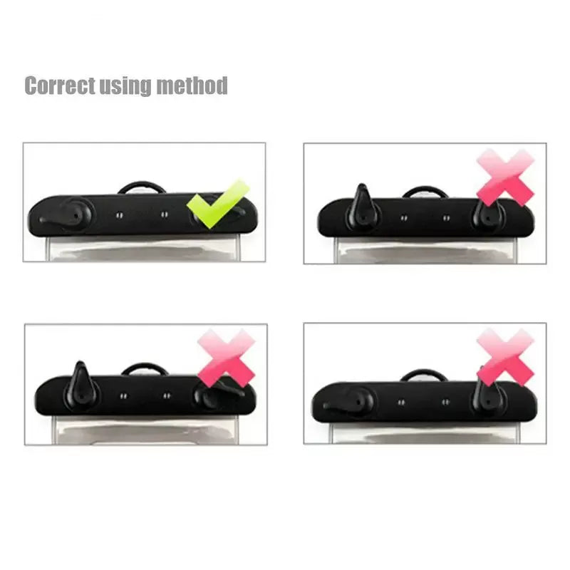 Underwater Waterproof Rainproof Mobile Case PVC Bag Transparent Touch Screen Premium Cell Phone Pouch Cover For Travel Hiking Rainy Season Monsoon - Oshi.pk - Buy & Sell Online